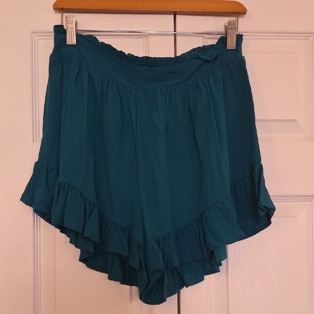 Wild Fable Teal Casual Shorts